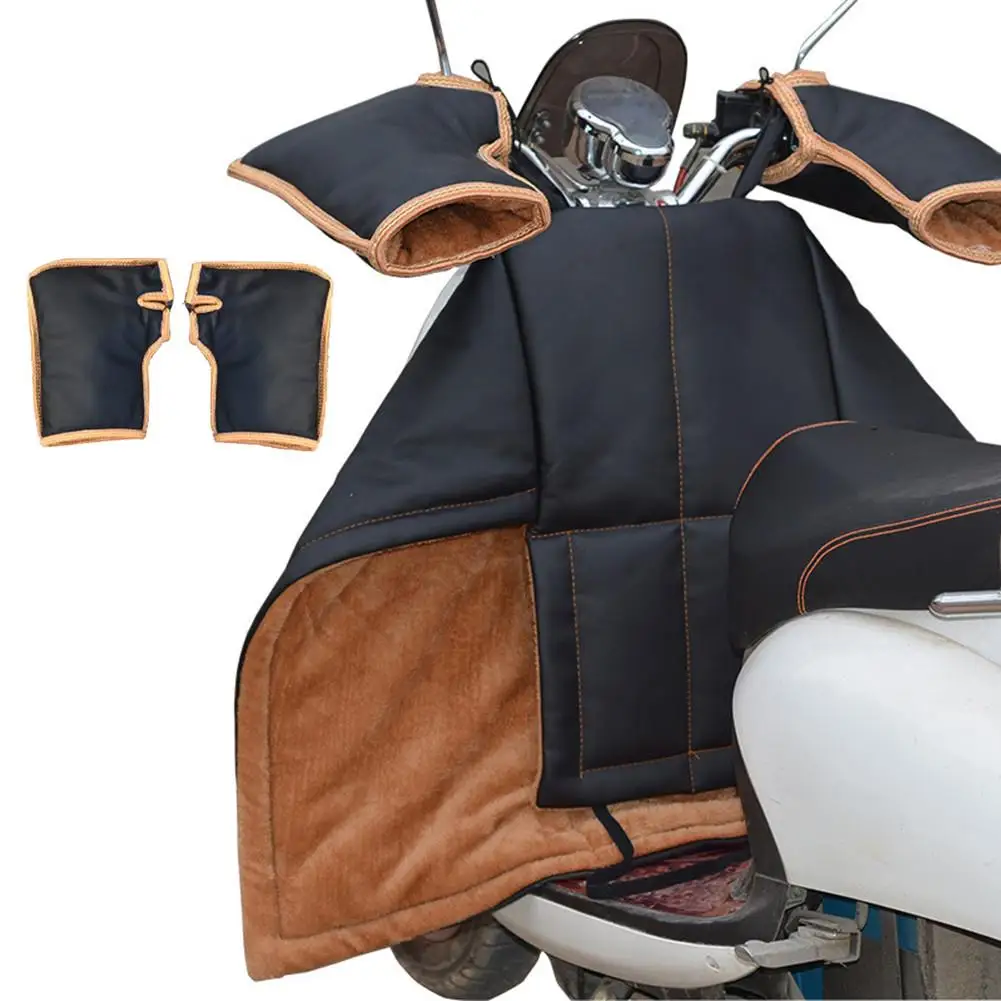Чехол для ног для скутеров, защита от дождя, ветра и холода, наколенник, мотоциклетное одеяло, наколенник, гетры, зимнее одеяло с ручками, рукава