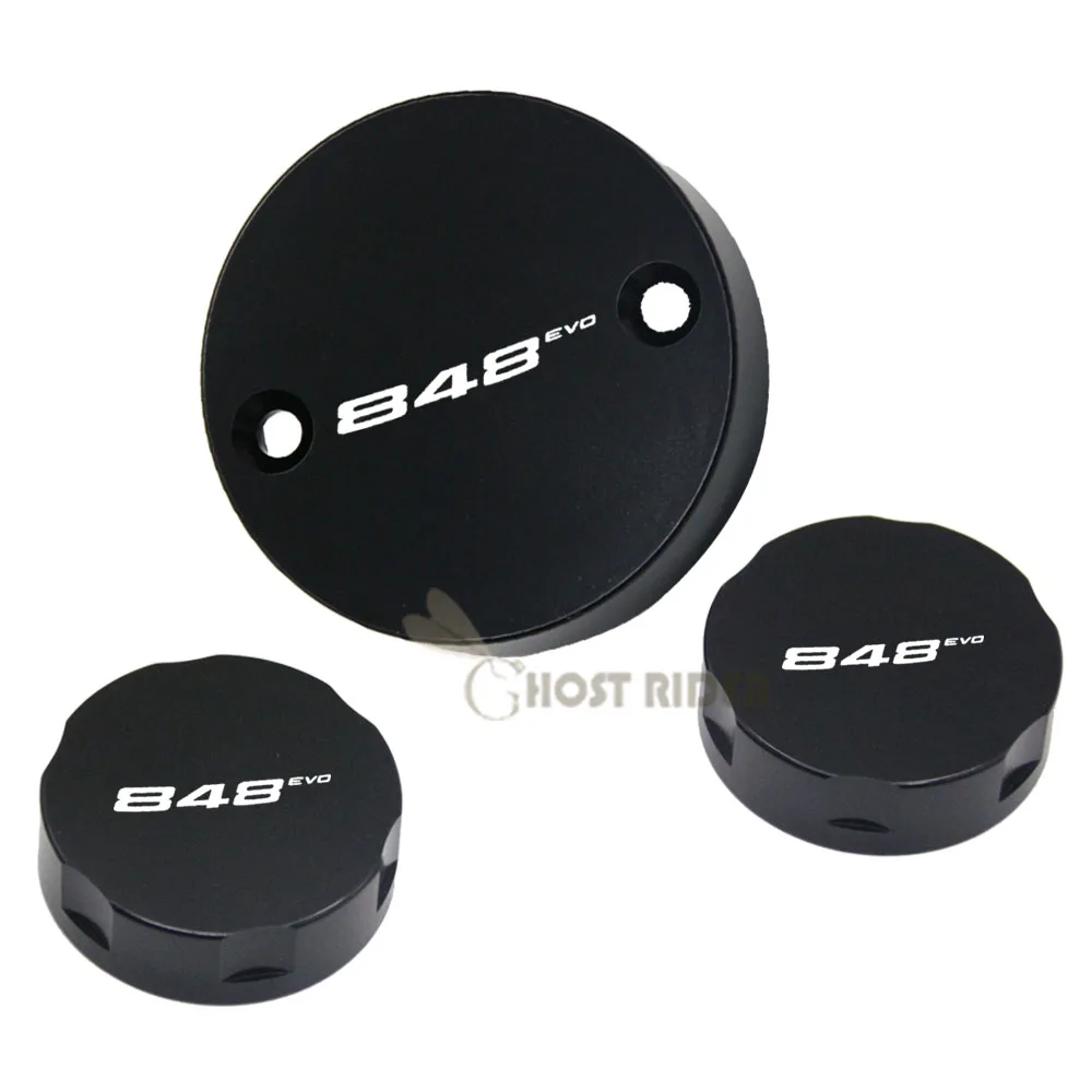 Для DUCATI 848/EVO 2008-2013 2012 11 передние тормоза сцепления задние тормоза жидкость цилиндрический резервуар Крышка мотоцикла масляный колпачок чашки бака