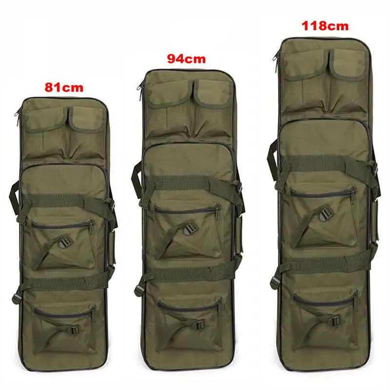 Comprar Funda de Rifle de Nylon bolsa táctica militar carabina bolsa suave Airsoft pistolera bolsa de pistola accesorios de Rifle 81 94 118 cm funda de protección