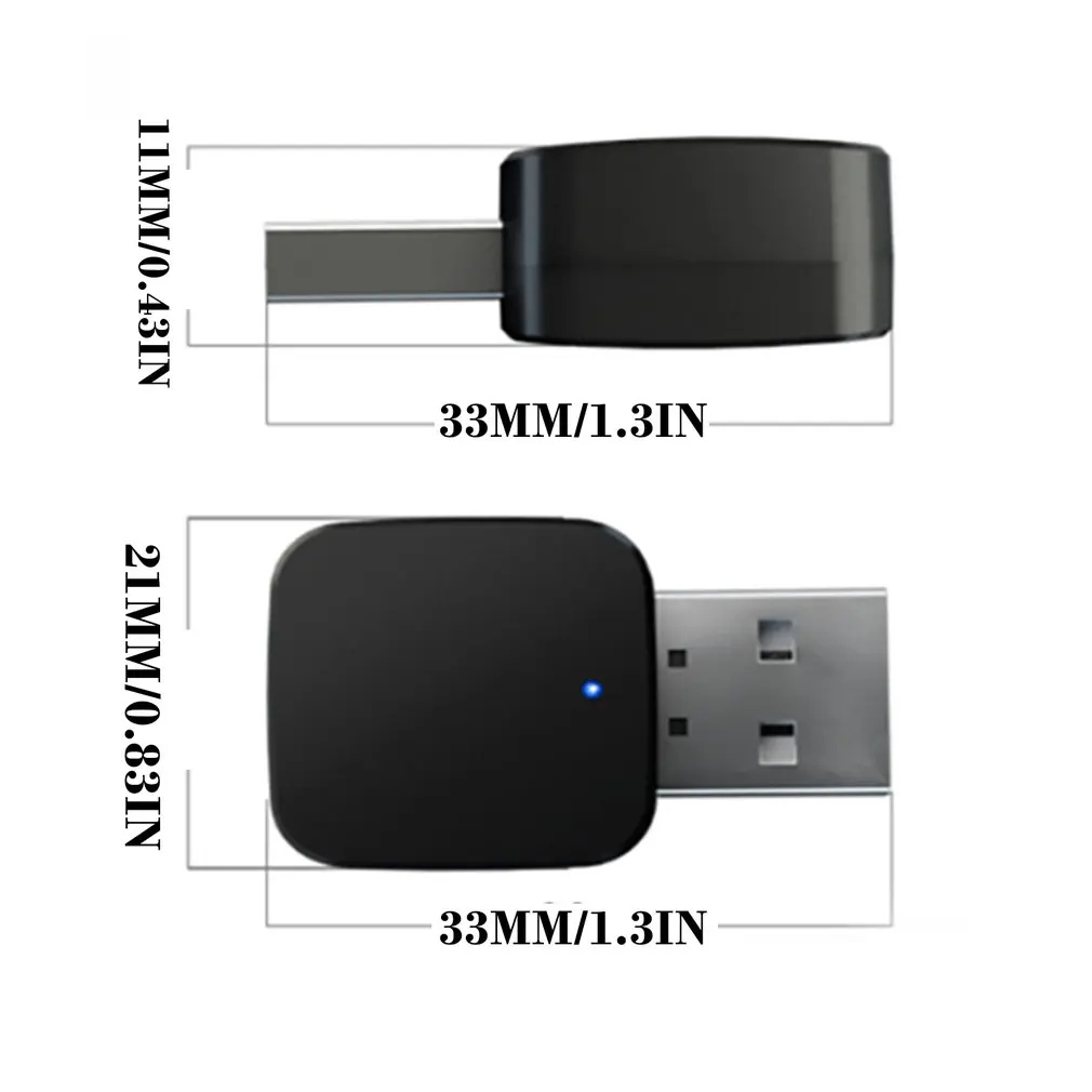 2-в-1 мини Bluetooth 5,0 приемник передатчик Bluetooth стерео AUX USB 3,5 мм Джек аудио для ТВ планшетный ПК автомобильный комплект Беспроводной адаптер