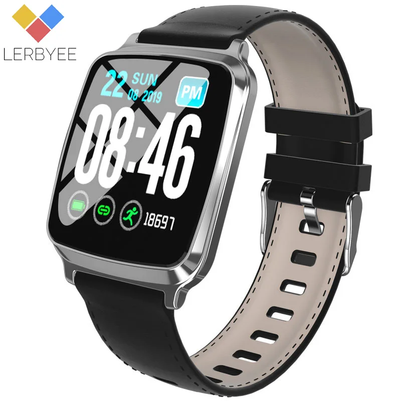 

Lerbyee M8 Fitness Tracker Heart Rate Monitor Waterproof Smart Watch Sleep Monitor Smart Bracelet Music Control for iOS Android