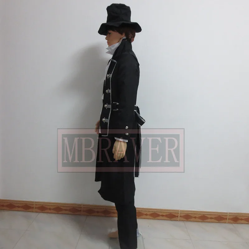 Pandora Hearts Gilbert Stain Nightray Raven Christmas Party Halloween Uniform Outfit Cosplay Costume Customize Any Size