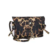 Сумки через плечо для женщин модная кожаная с леопардовым принтом сумки Дамская наплечная сумка маленькая сумка для телефона Сумка-тоут