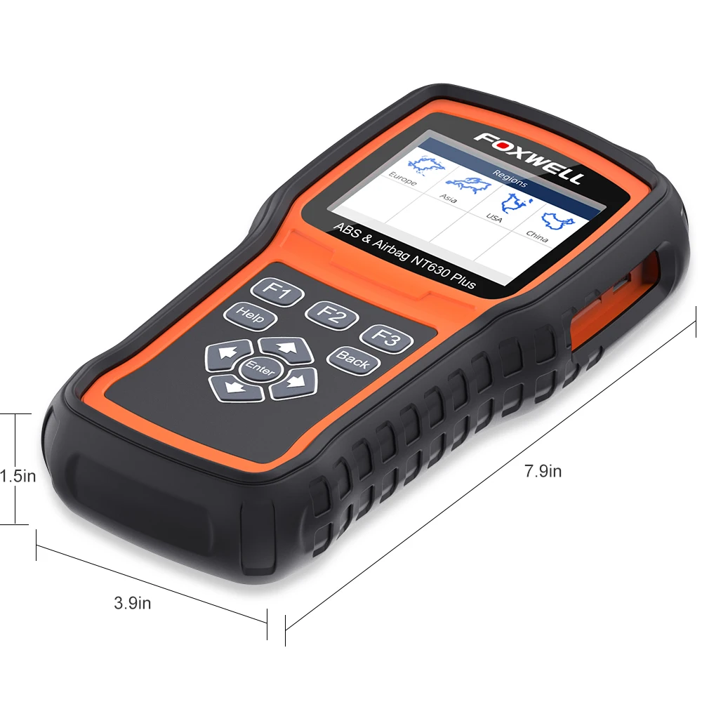 Foxwell NT630 Plus OBD2 ABS сканер для подушек безопасности автомобильных SRS сброс данных краш SAS OBD 2 Авто сканер OBD инструмент для диагностического сканирования автомобиля