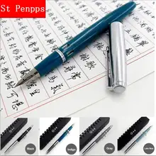 Wing Sung stylo à encre Type Piston 601A vide avec capuchon argent, fournitures scolaires et de bureau pour cadeau écrit 