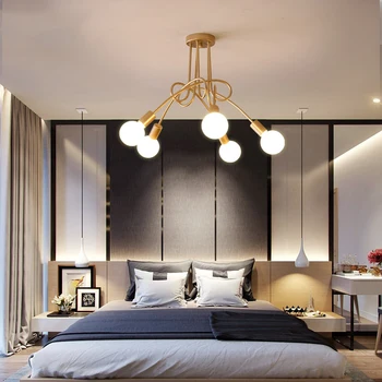 

nordic crystal led light chandelier lighting led wall moon lamp lustres para quarto luzes de teto lampes suspendues avizeler