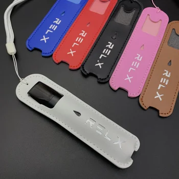 

30pcs Relx Leather Neck Neck Lanyard Carrying Pouch Pocket Case Bag for RELX pod vape E-Cigarette small pod Vape pen Accessories
