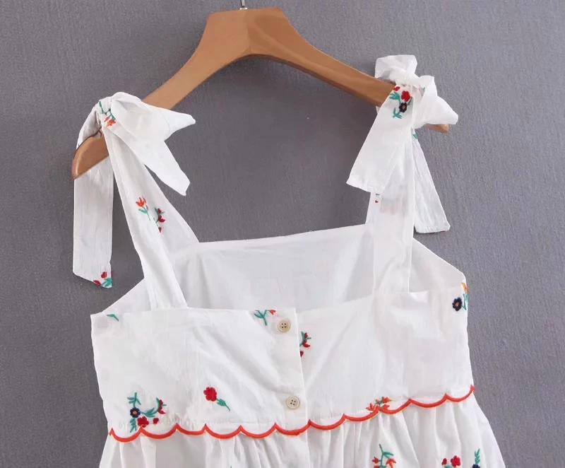 Увядшие blusas mujer de moda Цветочная вышивка без бретелек бант однобортное кимоно блузка женские топы и блузки