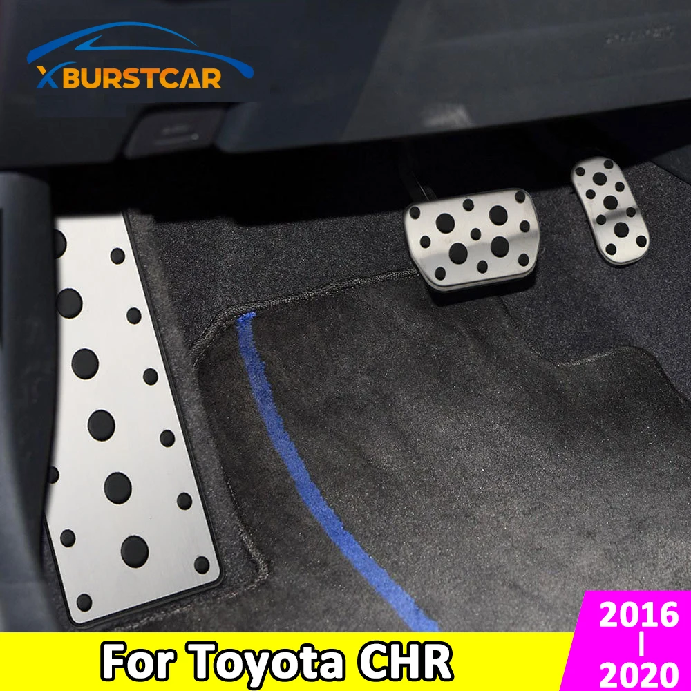 Xburstcar для Toyota C-HR CHR 2016-2020 противоскользящая Подставка под колодку Топливный Газ