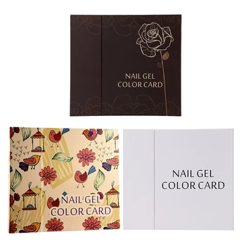 

120 Colors Manicure Tool New False Nail Color Book Color Display Nail Art Gel Polish Color Card Nail Color Chart Practice Board
