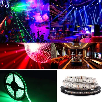 

LED Strip Light RGB 24 Keys Remote Waterproof Color Changing Lamp for Home Bedroom TN99