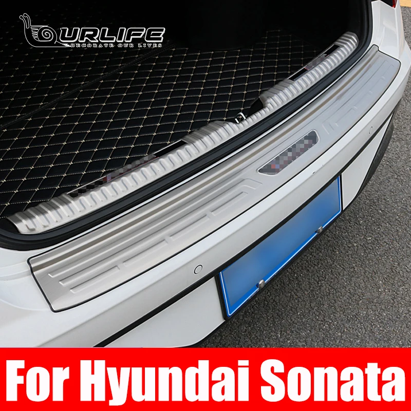 

Автомобильный стиль для 10-й Hyundai Sonata DN8 2020 2021 Нержавеющая Задняя Защита ремонт порога багажника декоративные защитные аксессуары