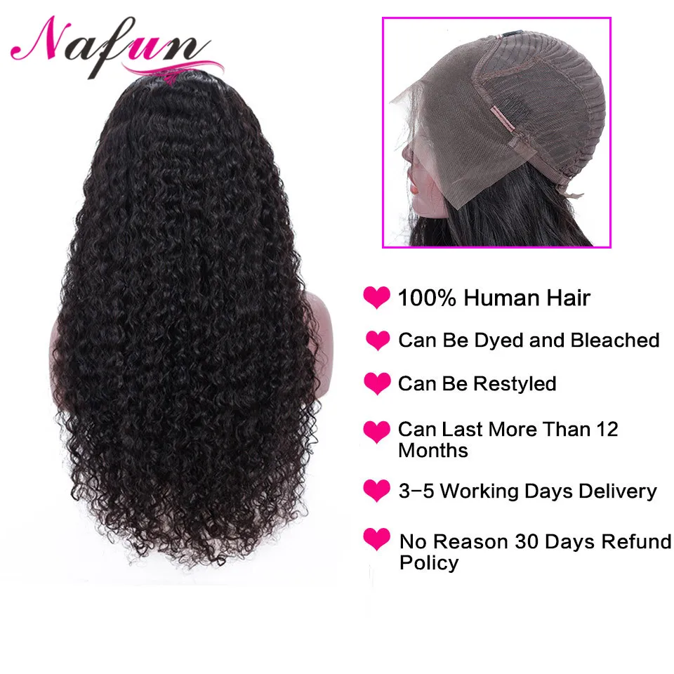 Кудрявые вьющиеся человеческие волосы спереди парики для женщин 13x4 прозрачные