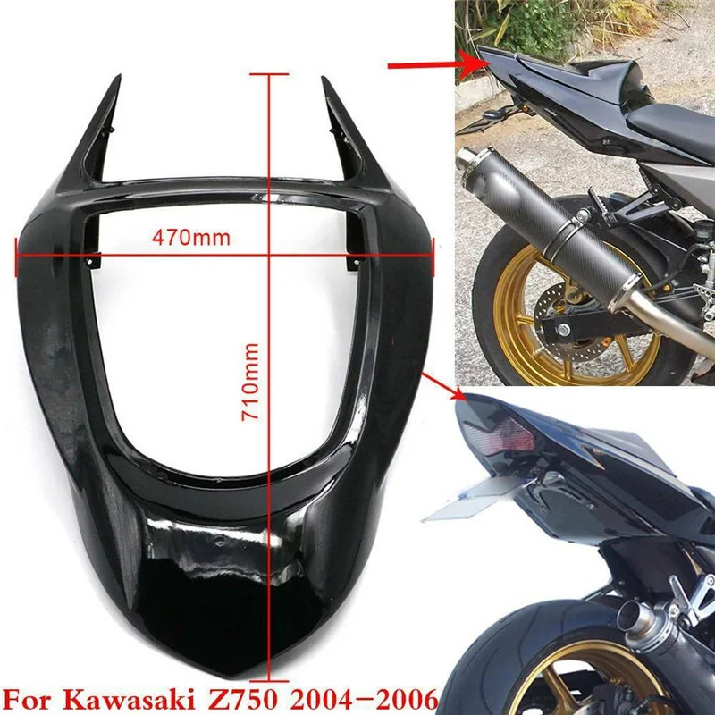 Motorcycle Rear Tail Back Fairing Seat saddle cushion Cowl Molding Cover Guard For Kawasaki Z750 Z 750 Z-750 2004 2005 2006