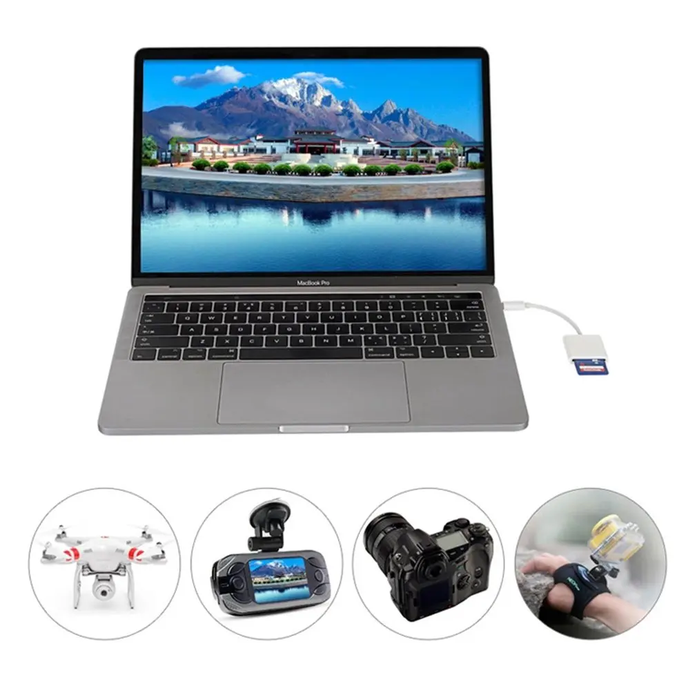Type-C кард-ридер для huawei для samsung для iPad Pro мобильный компьютер планшет OTG кард-ридер