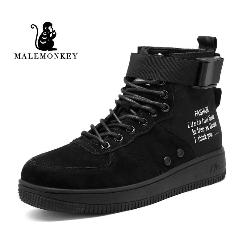 Черный MALEMONKEY/Роскошные брендовые дизайнерские туфли; Новинка года; модная женская обувь; удобные мягкие резиновые Кожаные Женские базовые кроссовки на плоской подошве - Цвет: Черный