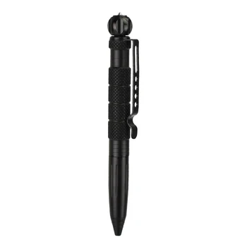 

Multi-function Tactical Self Defense Pen Glass Breaker Outdoor Survival EDC Tool Aluminum Alloy Ballpoint Pen For Self-defense