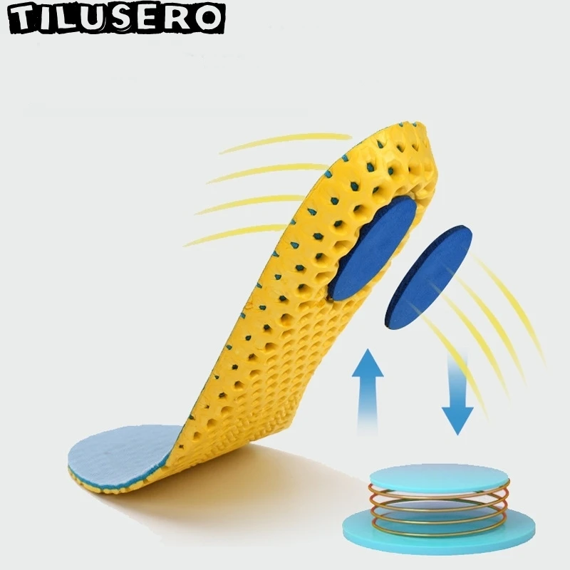 Memory Foam Running insoles for feet Arch Support Shoes Insoles Deodorant Breathable Cushion For Feet Man Women Orthotic Insoles