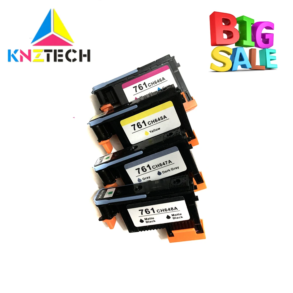 

761 печатающая головка CH645A CH646A CH647A CH648A совместимая с hp 761 для hp761 Designjet T7100 T7200 печатающая головка