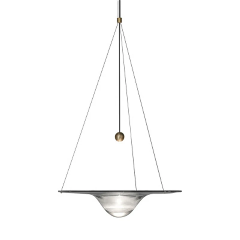 Прозрачная лампа в стиле нло для северного европейского ресторана барная