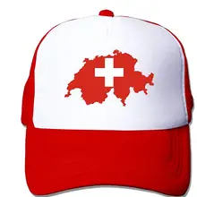 Унисекс, Кепка-Дальнобойщик, флаг-карта Швейцарии, мужская, женская, регулируемая, сетчатая Кепка, последняя Кепка-Дальнобойщик