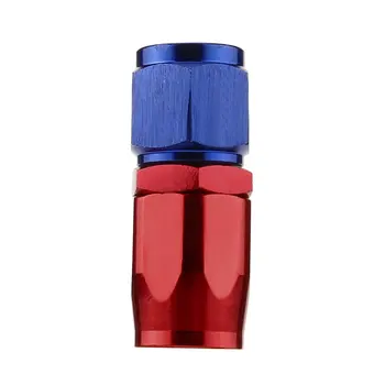 

0 Degree Straight Swivel Oil/Fuel/Gas Line Hose End Reusable Fitting Adapter Universal Aluminum Alloy Male Fitting