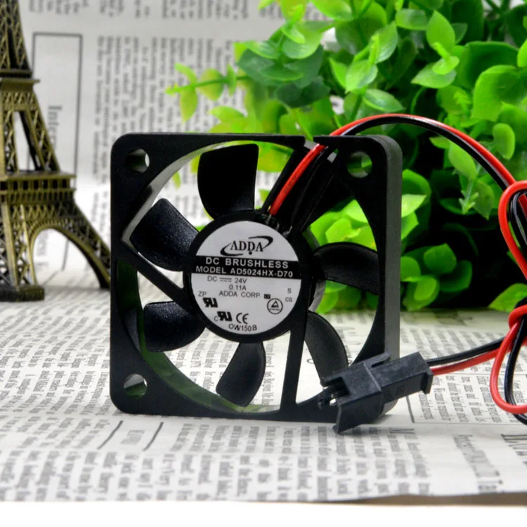 AD5024HX-D70 для Adda 5015 DC 24V 0.11A 5 мм 2-проводной преобразователь бесшумный охлаждающий