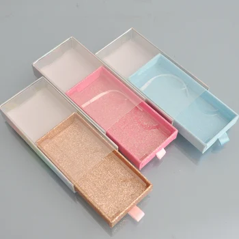 

Wholesale Eyelashes Packaging Box Makeup Empty box Eyelashes Package Rectangle Case 25mm Mink Lashes Box faux cils case