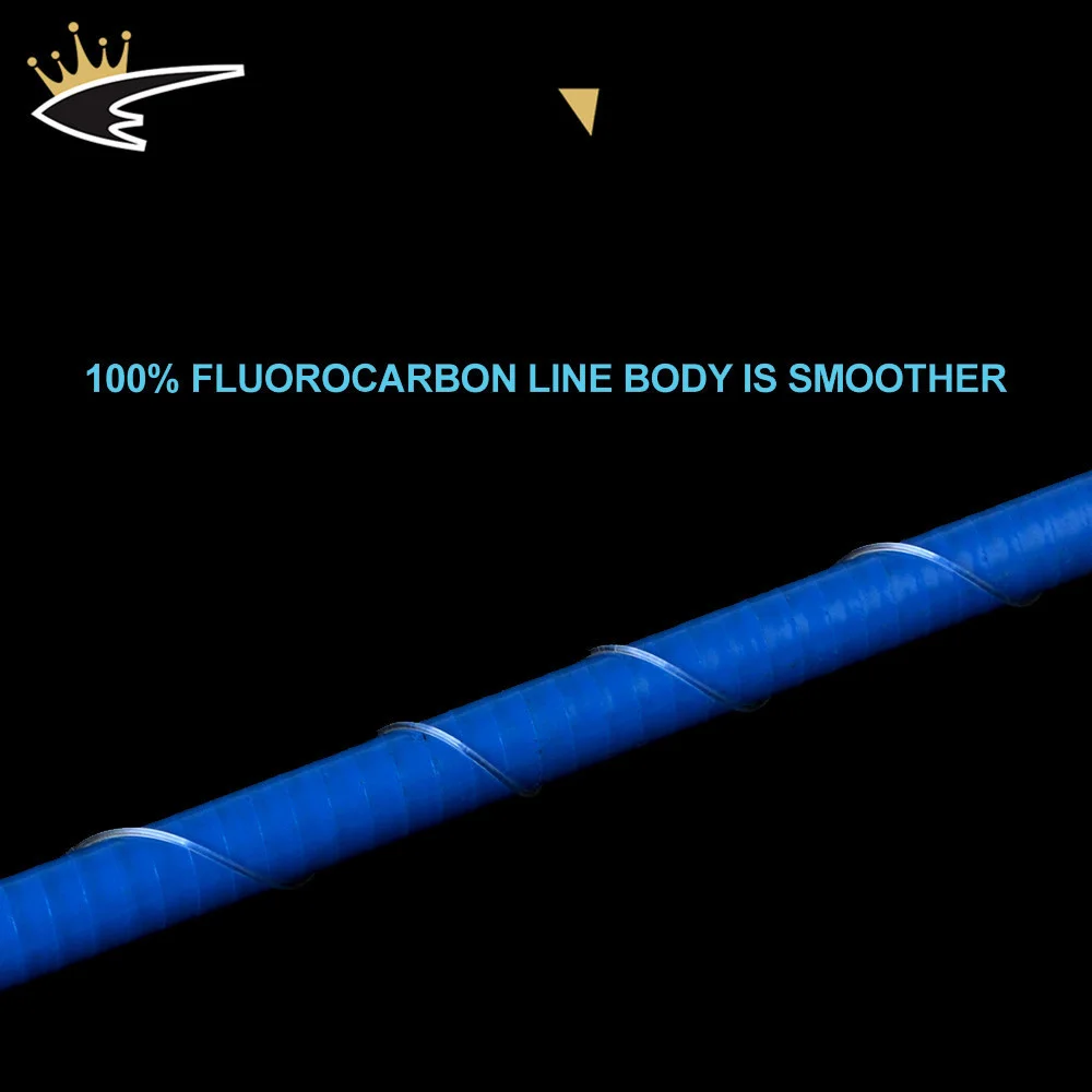 Full Sink Fluorocarbon Fishing Line 300m 0.30mm-0.50mm 100% Monofilament Carp Fishing Lines Leader Japanese Carbon Fiber Line 4