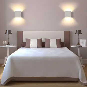 

6W modern COB LED wall lamp downward cubic indoor and outdoor wall lighting interior decoration wall lamp simple and stylish