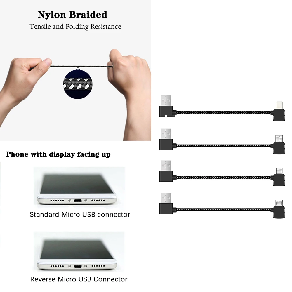 Usb-кабель для Xiaomi X8 SE, Дрон, пульт дистанционного управления, кабель для передачи данных, проводной с микро-usb разъемом, Usb для Android-type-C