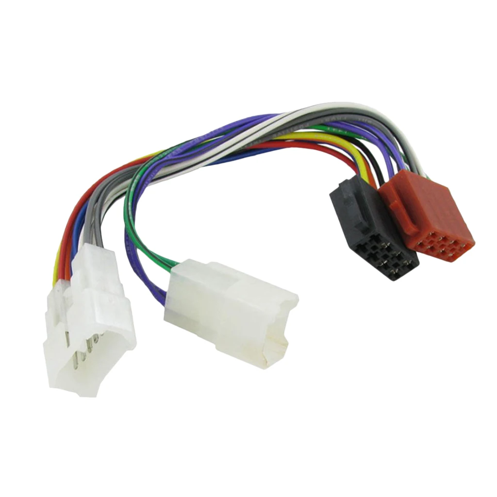 Wiring Lead Harness Adapter for Toyota ISO Stereo Male Plug Cable