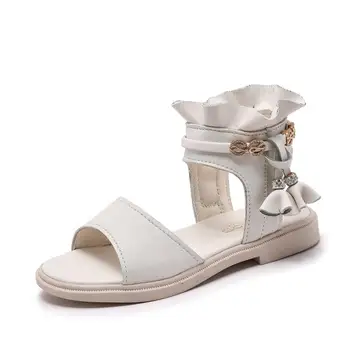 

Kids Girls Summer Shoe Little Girls Sandals Big Children Bowtie Tassel Princess Beach Sandals 4 5 6 7 8 9 10 11 12 Year