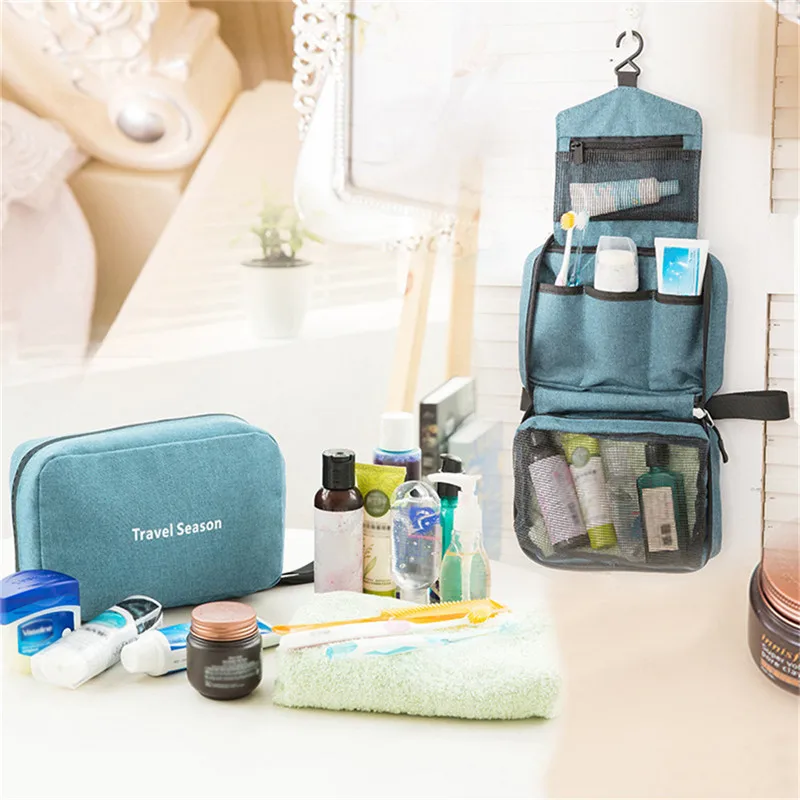 VOGVIGO Travel Cosmetic Bags Wash Shaving Bag Women Toiletry Storage Case Large Capacity Vanity Organizer Toilet Bag Makeup Kit
