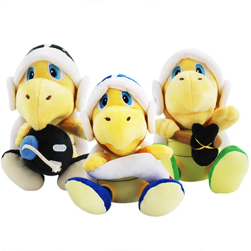 " 20 см 3 стиля Супер Марио Bros koopa TROOPA с молотком Boomerang Landmine череп черепаха плюшевые игрушки мягкие куклы подарок для детей