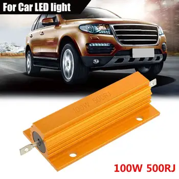 

Practical High Power Resistor 100W Gadget Accessories Tool Part Aluminum Shell Resistance Draadgewonden Weerstand 500Ω