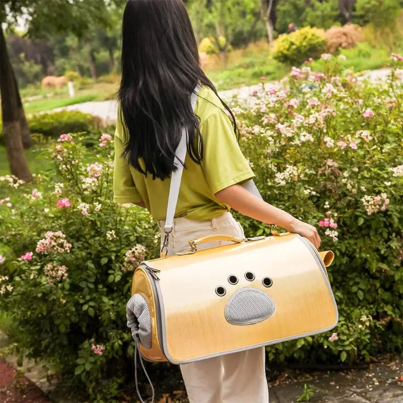 

Lightweight Bird Carrier Birds Travel Shoulder Bag Breathable Mesh Space Carriers for Outdoor Indoor Use