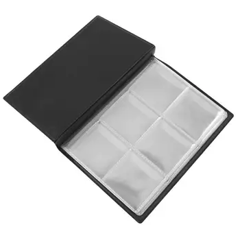 

60 Pockets Coin Holder Black PU Coin Album Portable Album Coin Penny Money Storage Book Case Folder Holder Collecting