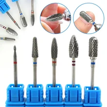 5 типов Алмазная Керамическая электрическая кутикула для ногтей фрезы для удаления напильников инструменты для маникюра и дизайна ногтей