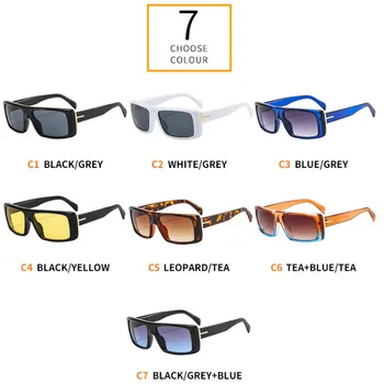 New Fashion Rectangle Brand Design Sunglasses For Women Men Retro Ins Popular Square Sun Glasses Shades UV400 Wholesale 4