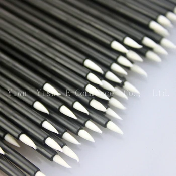 

100 Pcs Eyeliner Liquid Brush Disposable Fibre Plastic Handle Lip Brush Applicator Eye Lip Makeup Brushes Beauty Cosmetic Tools
