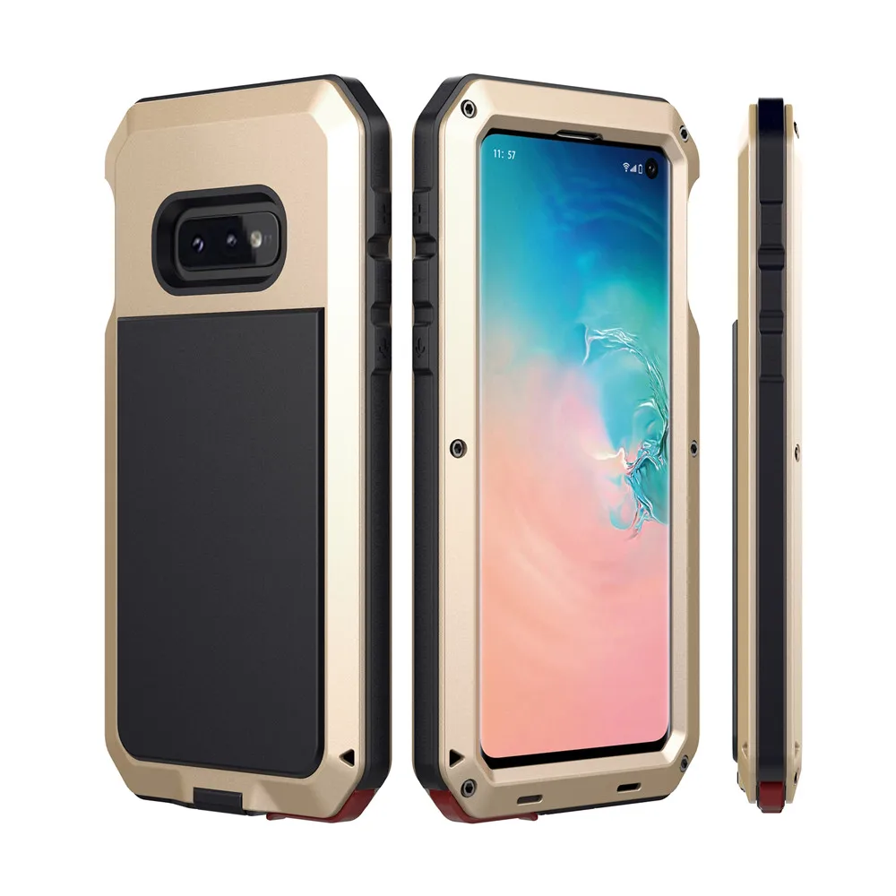 Полный сверхмощный защитный бронированный металлический чехол для телефона для samsung Galaxy S10 S9 S8 Plus S4 S5 S6 S7 edge Note 9 8 5 противоударный чехол