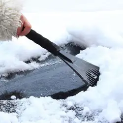 Практичный автомобильный скребок для льда на лобовом стекле, скребок для льда в форме конуса, скребок для снега