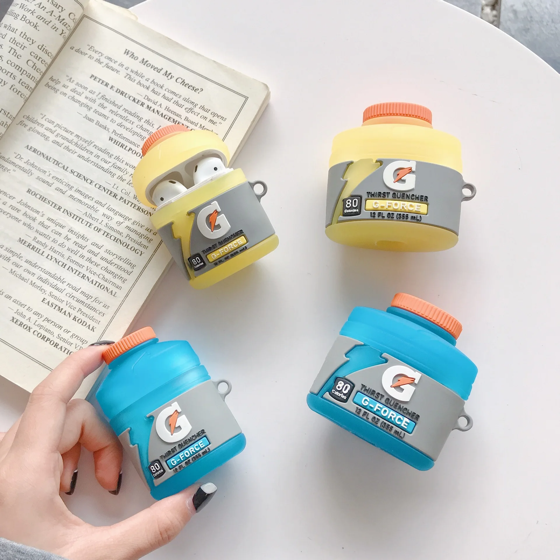 Симпатичный чехол для AirPods Sports Drink наушников 2 1 защитный Pro | Электроника