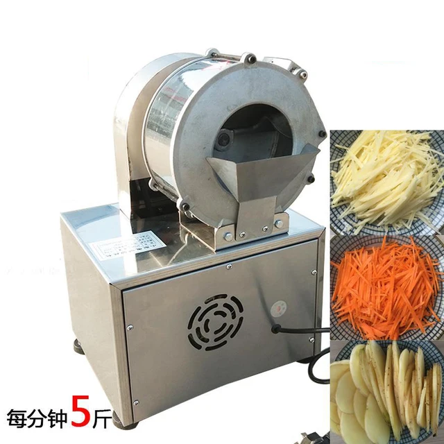 GCP Products 0-10Mm Commercial Onion Slicer Potato Chips Slicer Tomato  Slicing Machine Electric Cabbage Shredder Machine Vegetable Fruit S…