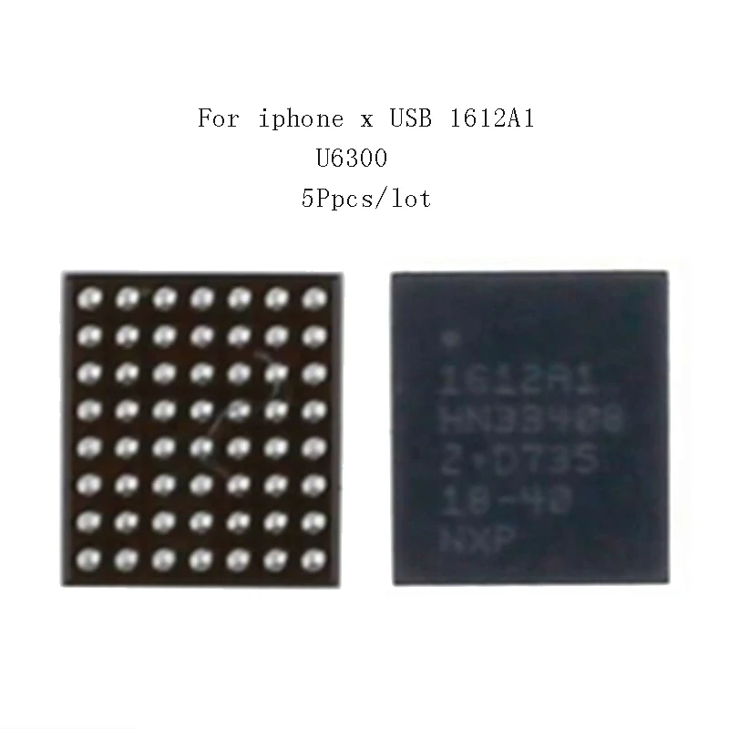 5 шт./партия для iphone X USB 1612A1 Зарядка IC чип U6300 в мобильном телефоне Circils