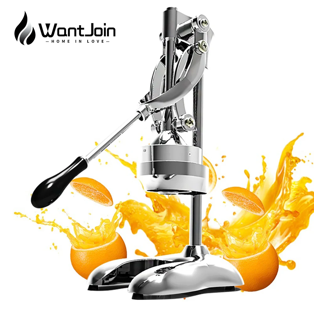 

WantJoin Stainless Steel Press Orange Juicer maker CE Stirring Extractor Juicer Blender Lemon Fruit Press Squeezer Juicer Citrus