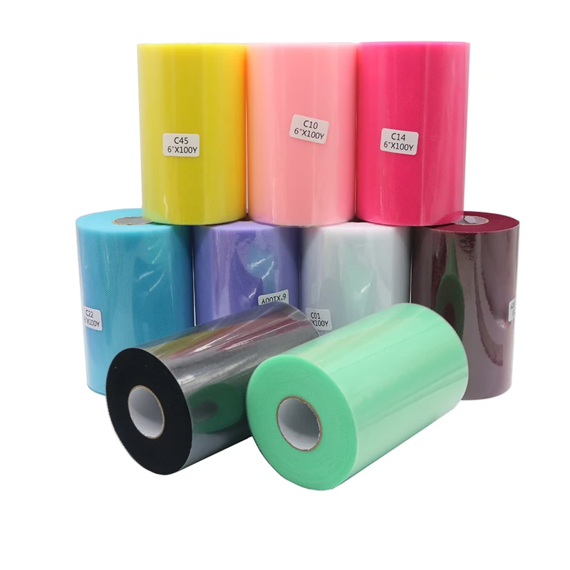 

Tulle Roll 100 Yards 15cm Organza Fabric Wedding Decor White TUTU Baby Shower Tulle Decoration Roll Party and Events Engagement