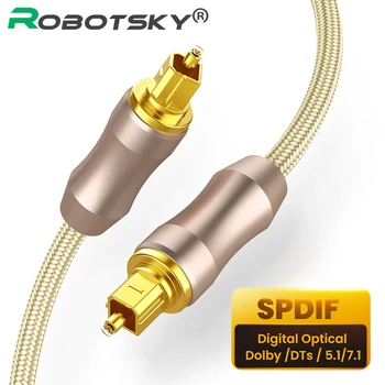

High Quality 1M HIFI Digital Optical Fiber Audio Cable SPDIF Toslink FIBER Amplifier Cable For Speak PS4 TV Box