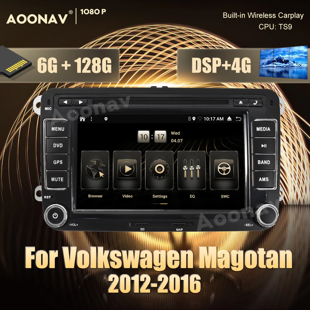 Автомагнитола 2 din на Android 10 0 для Volkswagen Magotan 2012-2016 автомобильная стереосистема